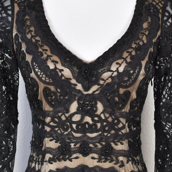 Sue Wong Nocturne Formal Beaded Lace Dress - 6 - Picture 2 of 10